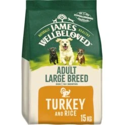 James Wellbeloved Large Adult Dry Dog Food - Turkey & Rice -KONG || Danish Design || Tropiclean Shop I0042163