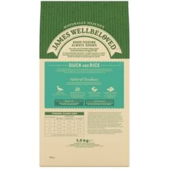 James Wellbeloved Small Adult Dry Dog Food - Duck & Rice -KONG || Danish Design || Tropiclean Shop I0042167 en 02