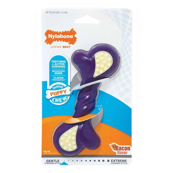 Nylabone Puppy Double Action Chew 4 Nylabone Puppy Double Action Chew - Image 2