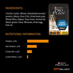 Purina Pro Plan Opti Balance Large Robust Adult Dry Dog Food - Chicken -KONG || Danish Design || Tropiclean Shop I9127280 en 09