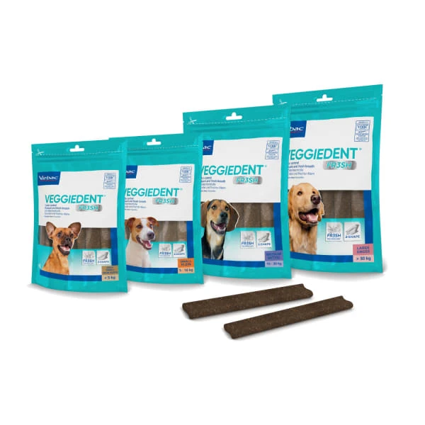 Virbac Veggiedent Snacks Dog Treats - Small Dog 3 Virbac Veggiedent Snacks Dog Treats - Small Dog
