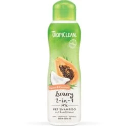 Tropiclean Pet Shampoo & Conditioner For Dog - Papaya & Coconut