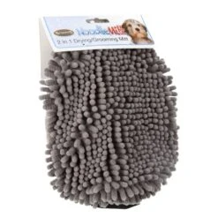 Scruffs Noodle Grooming Comb & Drying Mitt In Grey -KONG || Danish Design || Tropiclean Shop I9464382 en