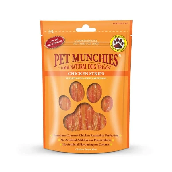 Pet Munchies Dog Treats - Chicken Strips 3 Pet Munchies Dog Treats - Chicken Strips