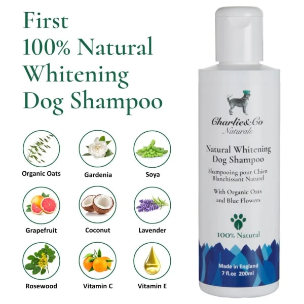 Charlie & Co Natural 100% Natural Whitening Shampoo For Dog 7 Charlie & Co Natural 100% Natural Whitening Shampoo For Dog - Image 5