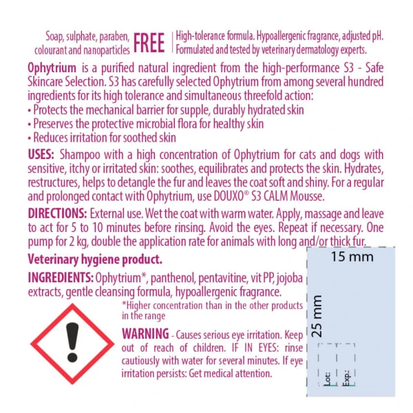 Douxo S3 CALM Shampoo 4 Douxo S3 CALM Shampoo - Image 2