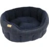 Earthbound Traditional Tweed Dog Bed Navy