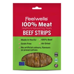 Feelwells 100% Meat Beef Strips Dog Treat