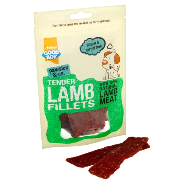 Good Boy Pawsley & Co Tender Lamb Fillets Dog Treat 4 Good Boy Pawsley & Co Tender Lamb Fillets Dog Treat - Image 2