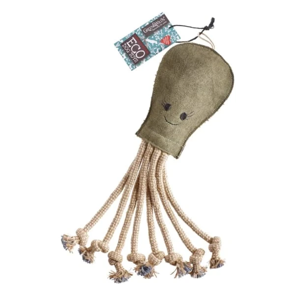 Green & Wilds Olive The Octopus Dog Toy 3 Green & Wilds Olive The Octopus Dog Toy