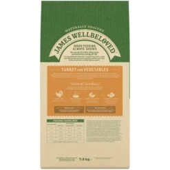 James Wellbeloved Grain-free Adult Small Breed Turkey & Veg Dry Dog Food 13 James Wellbeloved Grain-free Adult Small Breed Turkey & Veg Dry Dog Food -KONG || Danish Design || Tropiclean Shop I9521695 en 02
