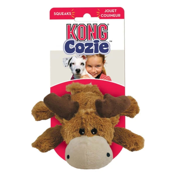 KONG Cozie Marvin Moose Dog Toy 3 KONG Cozie Marvin Moose Dog Toy