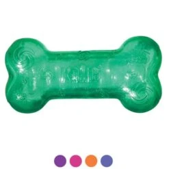 KONG Squeezz Crackle Bone For Dog Toy -KONG || Danish Design || Tropiclean Shop I9521828