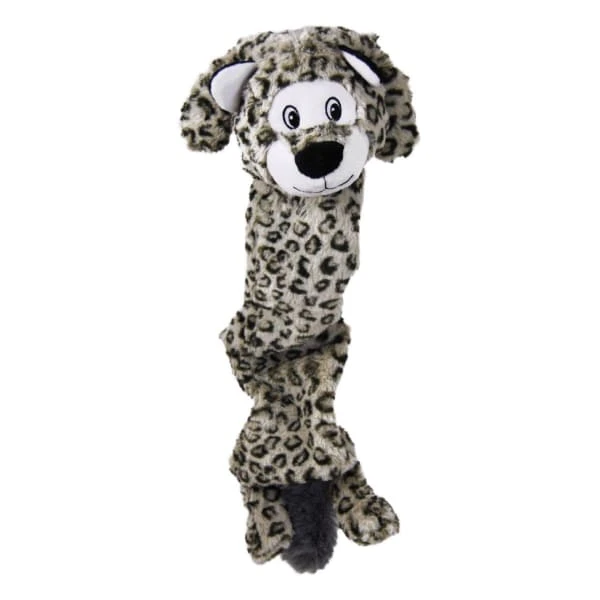 KONG Stretchezz Jumbo Snow Leopard For Dog Toy 5 KONG Stretchezz Jumbo Snow Leopard For Dog Toy - Image 3