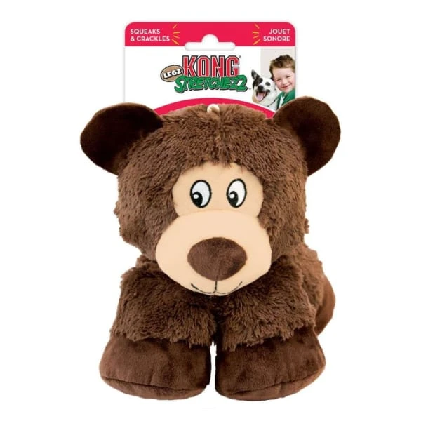 KONG Stretchezz Legz Bear For Dog Toy 3 KONG Stretchezz Legz Bear For Dog Toy