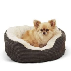 Rosewood 40 Winks Grey Jumbo Cord Dog Bed 6 Rosewood 40 Winks Grey Jumbo Cord Dog Bed -KONG || Danish Design || Tropiclean Shop I9522445 01