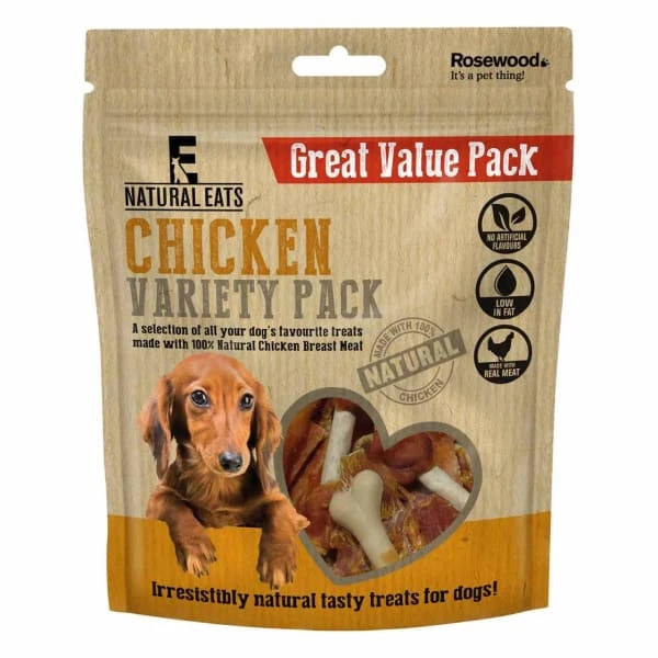 Rosewood Natural Eats Chicken Variety Pack Value Pack Dog Treat 5 Rosewood Natural Eats Chicken Variety Pack Value Pack Dog Treat - Image 3