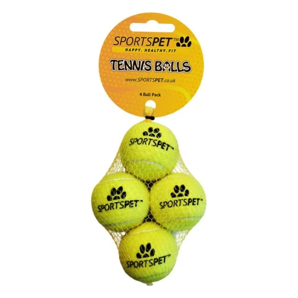 SPORTSPET Mini Tennis Balls Dog & Cat Toy 4 SPORTSPET Mini Tennis Balls Dog & Cat Toy - Image 2