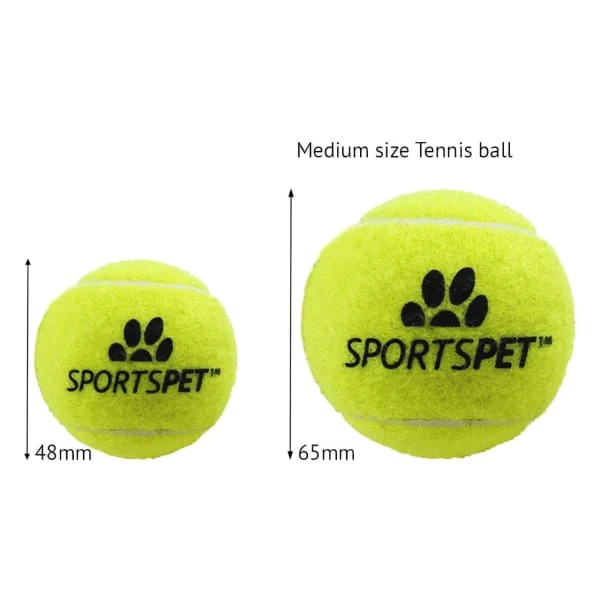 SPORTSPET Mini Tennis Balls Dog & Cat Toy 3 SPORTSPET Mini Tennis Balls Dog & Cat Toy