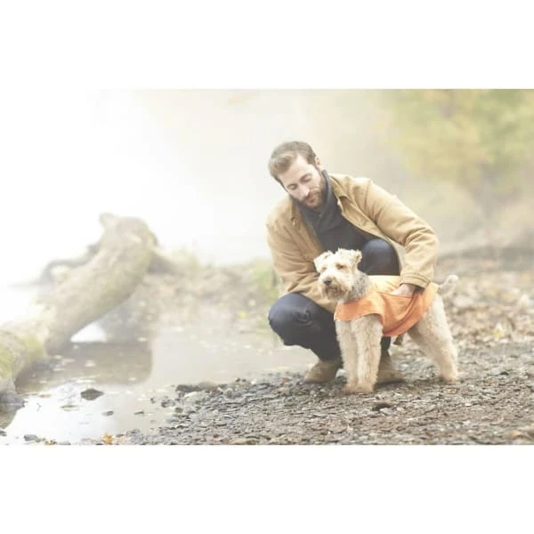 Tall Tails Orange Pet Cape Towel 3 Tall Tails Orange Pet Cape Towel