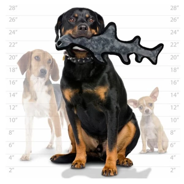 Tuffy Ocean Creature Hammerhead Dog Toy 3 Tuffy Ocean Creature Hammerhead Dog Toy