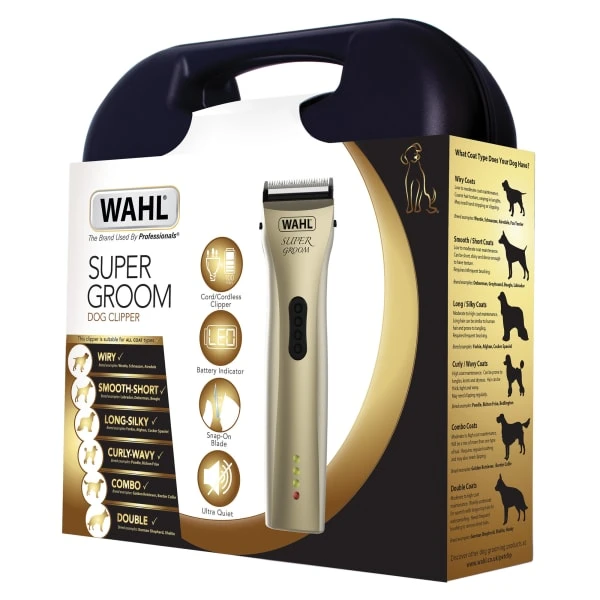 Wahl Super Groom Dog Clipper Kit 6 Wahl Super Groom Dog Clipper Kit - Image 4