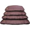 Earthbound Flat Cushion Dog Bed In Eden Mulberry
