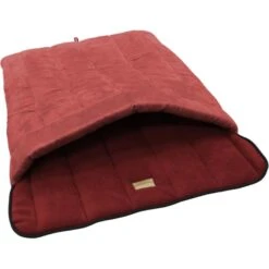 Earthbound Terrier Tunnel Arched Dog Bed In Red