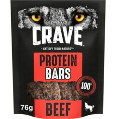 Crave Grain-free Protein Bars Dog Treats - Beef 13 Crave Grain-free Protein Bars Dog Treats - Beef -KONG || Danish Design || Tropiclean Shop I9530842
