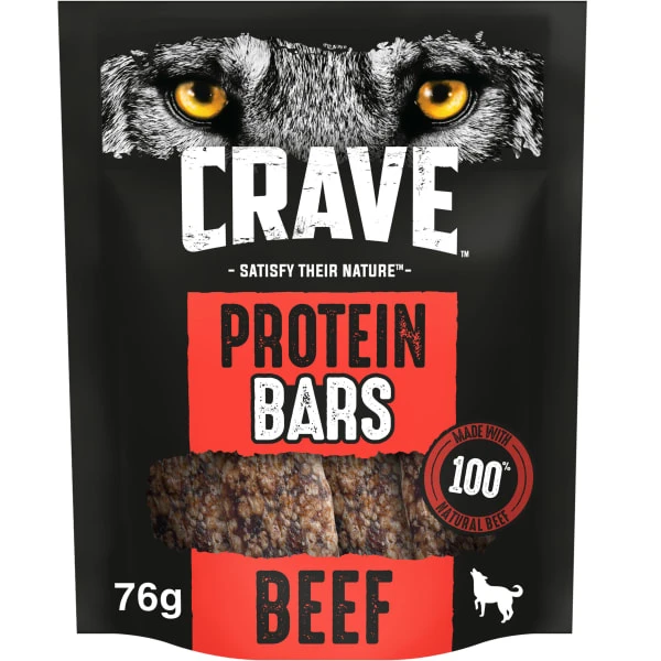 Crave Grain-free Protein Bars Dog Treats - Beef 8 Crave Grain-free Protein Bars Dog Treats - Beef - Image 6