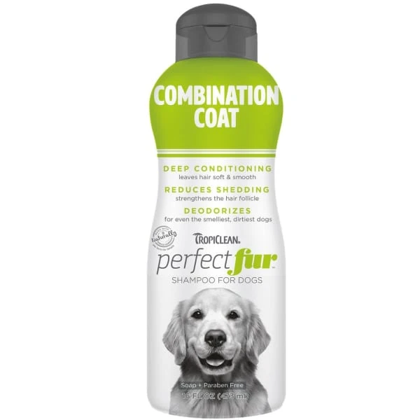 Tropiclean PerfectFur Combination Coat Shampoo For Dogs 3 Tropiclean PerfectFur Combination Coat Shampoo For Dogs