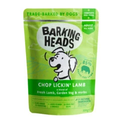 Barking Heads Chop Lickin’ Adult Wet Dog Food In Pouches - Lamb -KONG || Danish Design || Tropiclean Shop I9584280