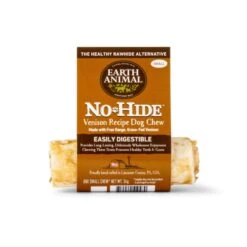 Earth Animal No-Hide Wholesome Chew Dog Treats - Venison
