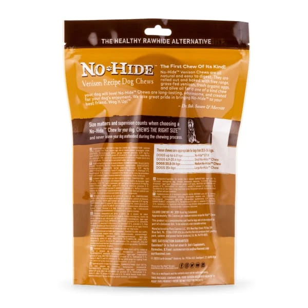 Earth Animal No-Hide Wholesome Chew Medium Dog Treats - Venison 3 Earth Animal No-Hide Wholesome Chew Medium Dog Treats - Venison