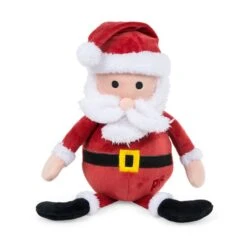 Petface Christmas Squeaky Santa Plush Dog Toy -KONG || Danish Design || Tropiclean Shop I9607402