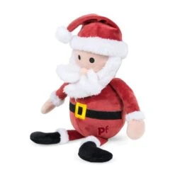 Petface Christmas Squeaky Santa Plush Dog Toy -KONG || Danish Design || Tropiclean Shop I9607402 en 03