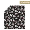 For Fan Pets Mickey Dog Blanket - Black