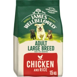James Wellbeloved Gluten-free Large Adult Dry Dog Food - Chicken & Rice -KONG || Danish Design || Tropiclean Shop I9613283 en 02