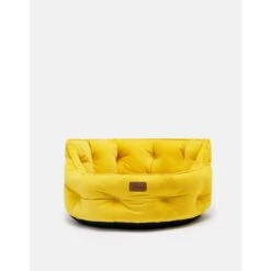 Joules Chesterfield Dog Bed - Yellow -KONG || Danish Design || Tropiclean Shop I9637397