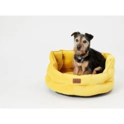 Joules Chesterfield Dog Bed - Yellow -KONG || Danish Design || Tropiclean Shop I9637397 en 09