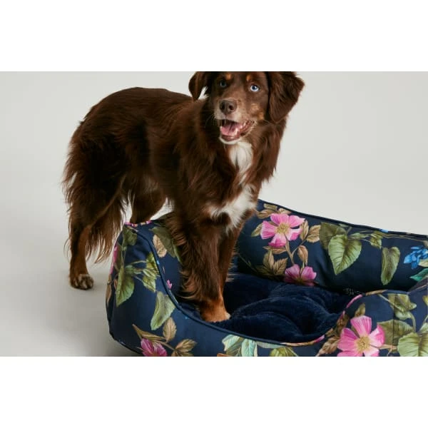 Joules Floral Box Dog Bed 11 Joules Floral Box Dog Bed - Image 9