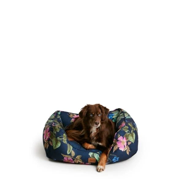 Joules Floral Box Dog Bed 9 Joules Floral Box Dog Bed - Image 7