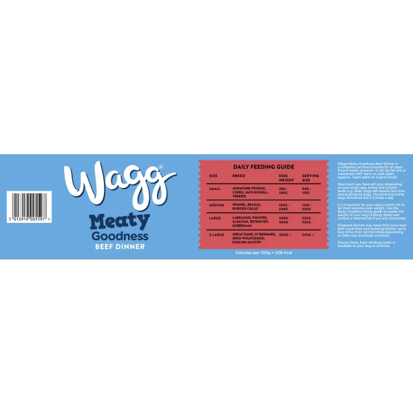 Wagg Meaty Goodness Adult Dry Dog Food - Beef 5 Wagg Meaty Goodness Adult Dry Dog Food - Beef - Image 3