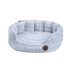 Petface White Plush Oval Medium Dog Bed -KONG || Danish Design || Tropiclean Shop I9647285