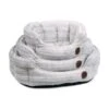 Petface White Plush Oval Medium Dog Bed -KONG || Danish Design || Tropiclean Shop I9647285 en 02