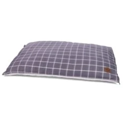 Petface Window Pane Check Pillow Dog Mattress - Grey -KONG || Danish Design || Tropiclean Shop I9647293