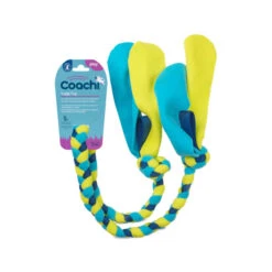 Coachi Tuggi Tug Toy For Dogs - Navy, Lime & Light Blue -KONG || Danish Design || Tropiclean Shop I9659291