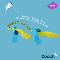 Coachi Tuggi Tug Toy For Dogs - Navy, Lime & Light Blue -KONG || Danish Design || Tropiclean Shop I9659291 en 06