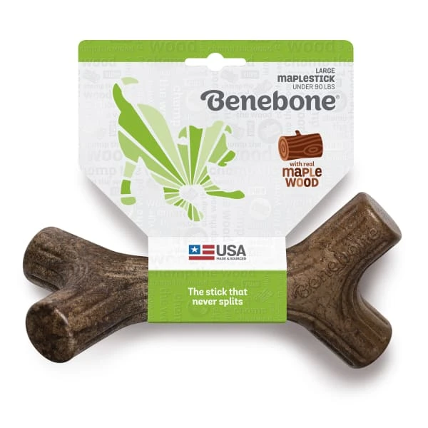 Benebone Maple Stick Large Dog Toy - Maple Wood 5 Benebone Maple Stick Large Dog Toy - Maple Wood - Image 3