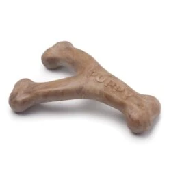 Benebone Wishbone Small Puppy Dog Toy - Bacon -KONG || Danish Design || Tropiclean Shop I9661297 en 02